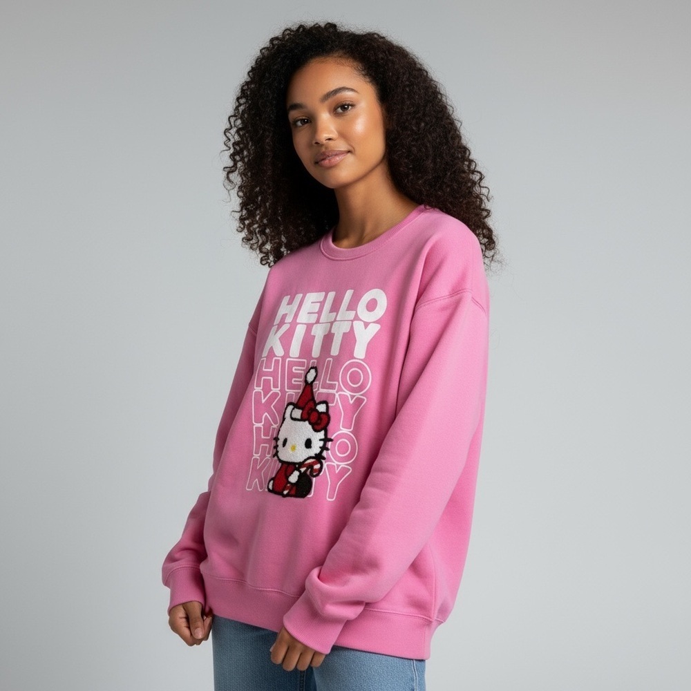 NWT Hello Kitty Christmas Sweatshirt - Picture 2 of 6